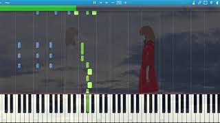 [Synthesia] Minami - Kaweki wo Ameku (Opening) (Piano) [Domestic na Kanojo]