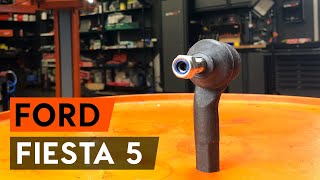 How to change Track rod end ball joint MERCEDES-BENZ CITARO - step-by-step video manual