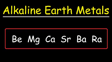 Alkaline Earth Metals | Chemistry