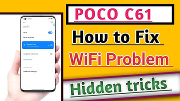 POCO C61 How to Fix WiFi Problem Useful trick WiFi Problem Solution