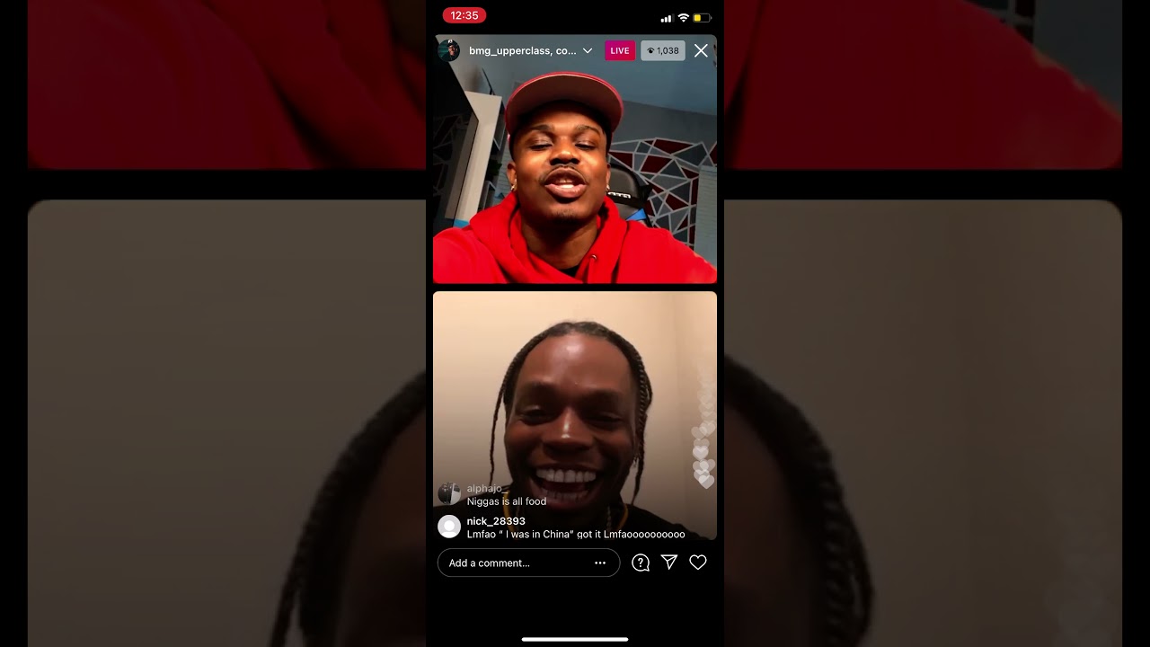 Upper Class live with Coach da Ghost and coach addresses Upper talking