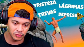 O VIDEO MAIS TRISTE DESSE CANAL 😭😭 (A Difficult Game About Climbing)