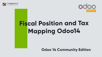 Fiscal Position and Tax Mapping | Odoo 14 Community
