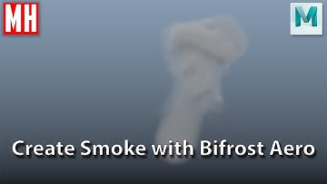 Creating animated smoke using Bifrost Aero ( Maya 2019 )