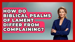 How Do Biblical Psalms Of Lament Differ From Complaining? - Explaining Bible Verses