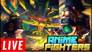 ANIME FIGHTERS SIMULATER  AO VIVO - ROBLOX - UPDATE 42