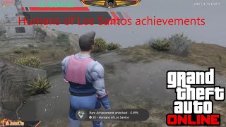Datos GTA 5 Humans of Los Santos achievements Actualización