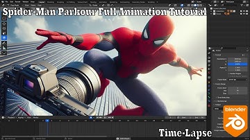 Mastering Spider-Man’s Parkour Moves: Full Tutorial Blender [ Time-Lapse ]