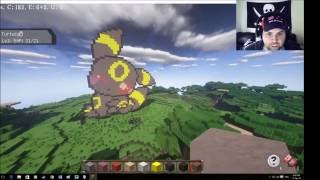 Minecraft Umbreon Pixel Art