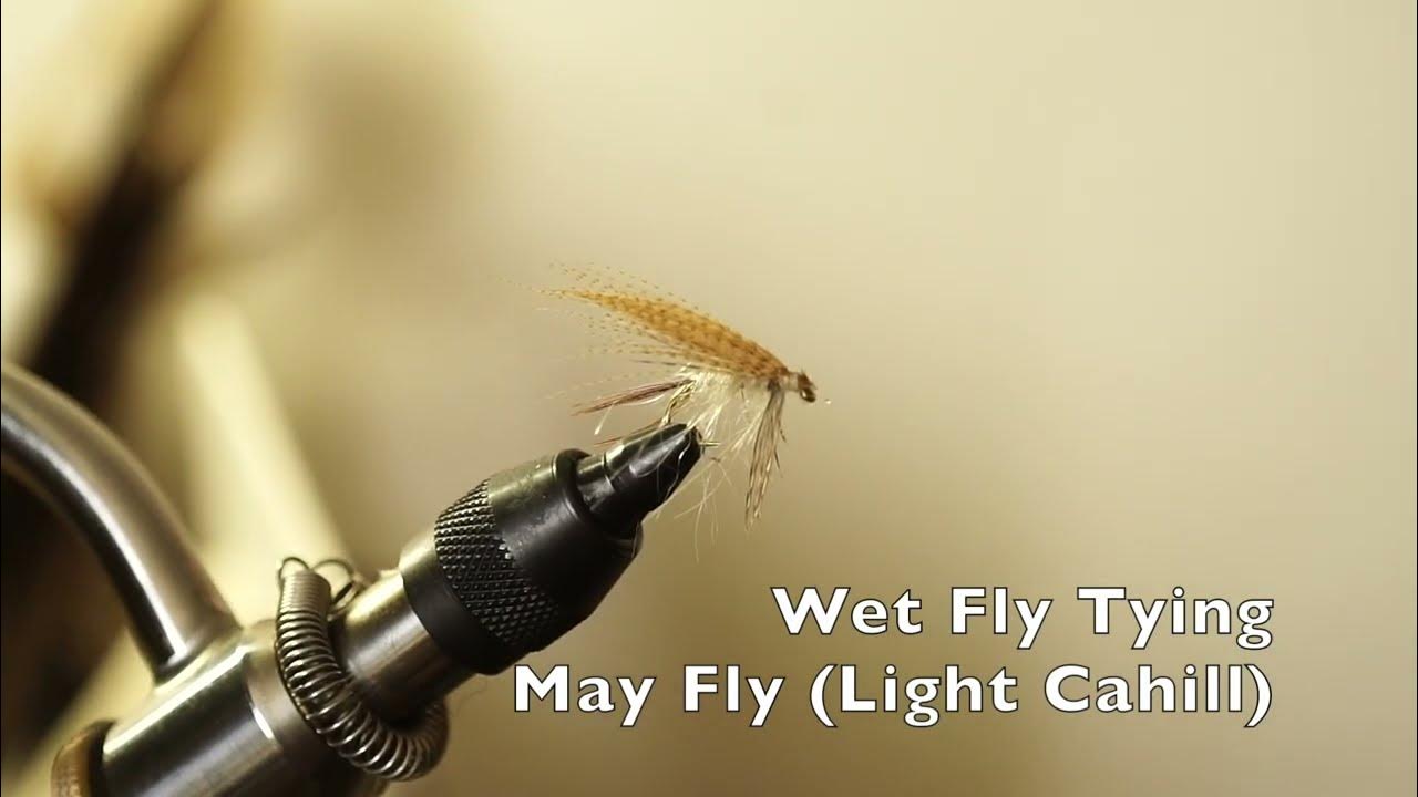 Wet Fly Tying, Mayfly (Light Cahill) YouTube