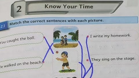 EE 4th std english term 1 unit 2 Workbook answers | Know your time Workbook answers