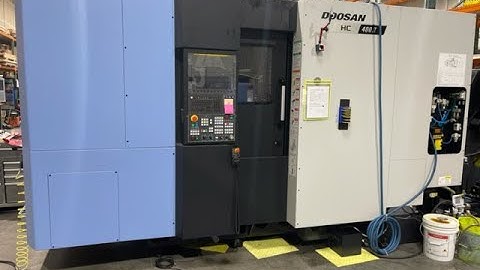 Doosan HC400II Horizontal Machining Center - MC# 601134