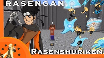Regular Rasengan and Rasenshuriken Showcase/Tutorial | MCBE/MCPE
