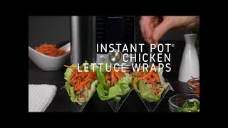 Instant Pot Chicken Lettuce Wraps