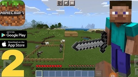 Minecraft: Pocket Edition - Gameplaysurvival Walkthrough Part 2 (iOS, Android