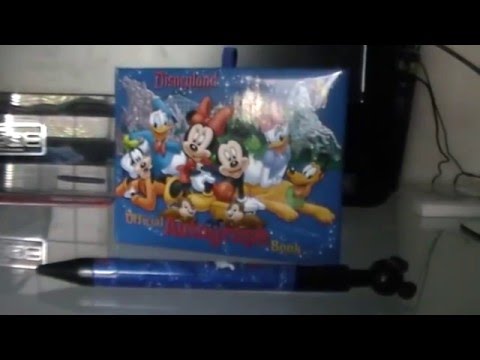 Mickey Mouse Autograph Book With Pen