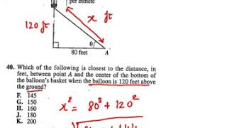 ACT Test 20 Section 2 Question 40