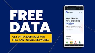 How to get unlimited data daily for FREE for all network in just few steps.