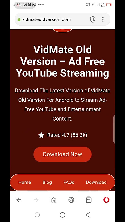 How to Download VidMate Old Version?