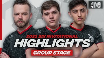 The TSM R6 Squad Takes #1 IN THEIR GROUP at the SIX INVITATIONAL 2021 | GROUP STAGE HIGHLIGHTS