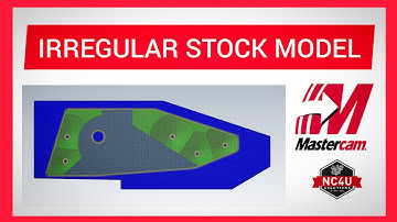 How to Create a Irregular Stock Model in Mastercam - Coimbatore-Chennai-Bangalore-5Axis