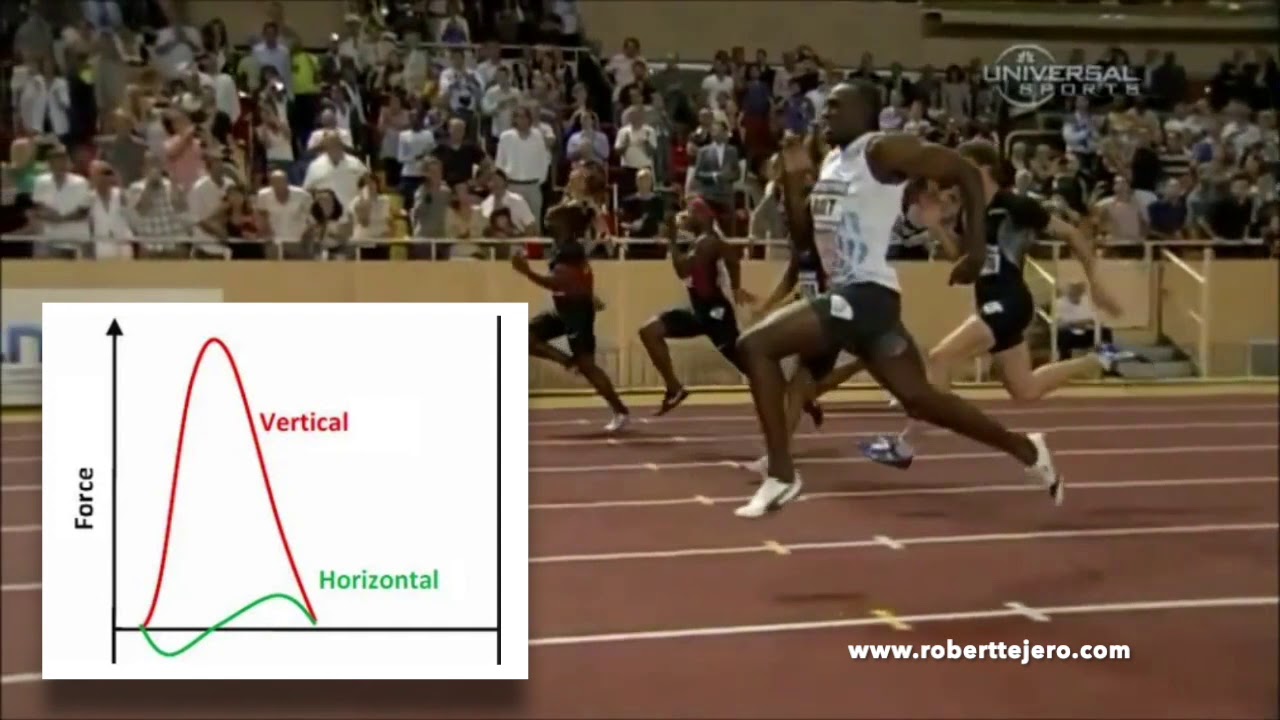 Vertical and Horizontal forces during a sprint. - YouTube