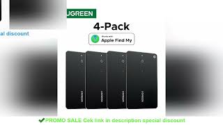 UGREEN Wallet Finder, Smart Tag Bluetooth Tracker Card Item Locator for Luggage Tags Passports with