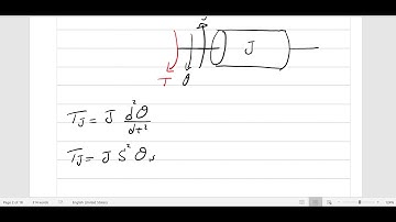 Mathematical Model of Mechanical System Chapter 3 Lecture 2