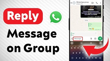 How to Reply A Message on WhatsApp Group (Updated)