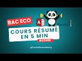🚀 Bac Éco – Cours Résumé en 5 min | Comprends vite et bien !