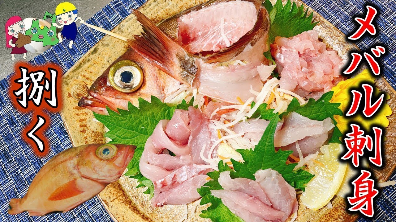 今が旬 産直で買った青森のウスメバル捌いてみたら甘くて激ウマだった メバル 姿造り 刺身 捌き方 浜市場みなとっと 津軽海峡メバル Youtube