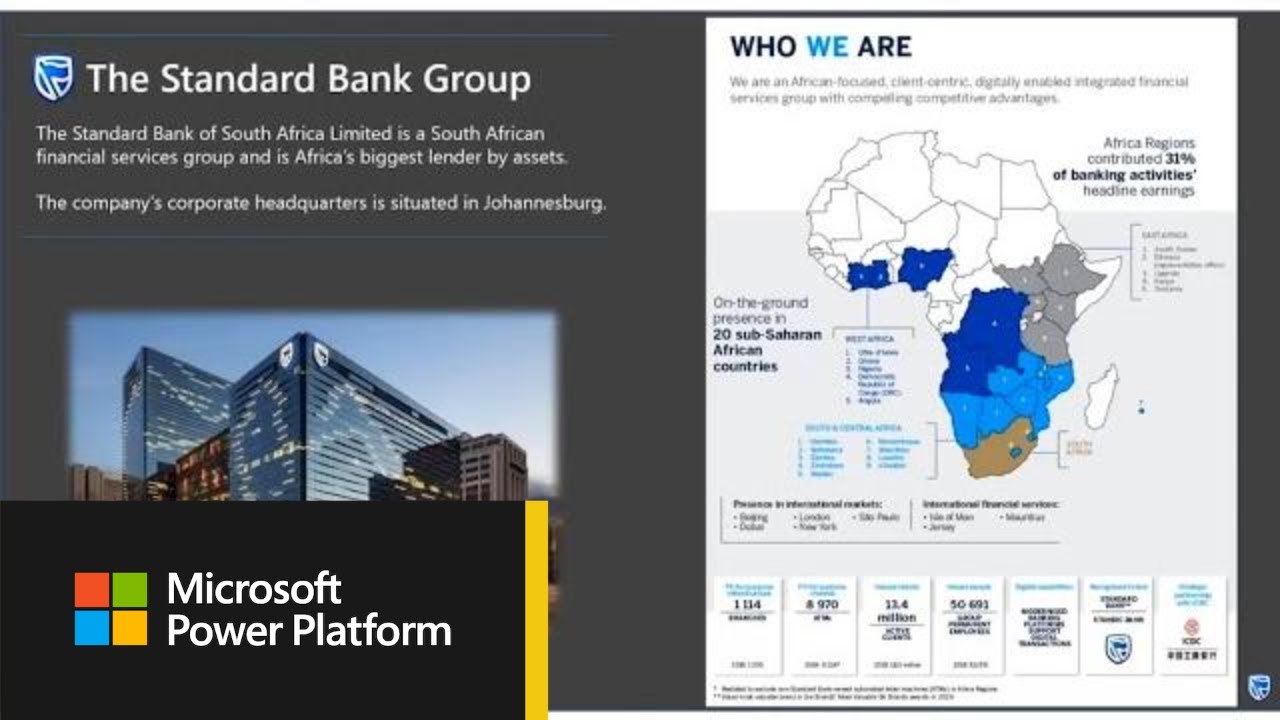 How Standard Bank is using Power BI and BI+ - YouTube