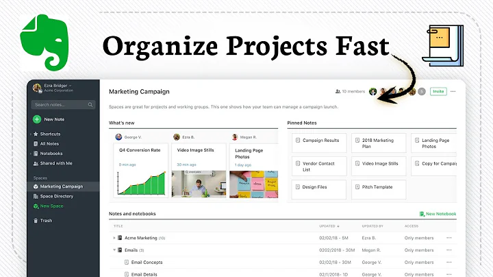 How to manage projects with Evernote (Easy Project Tips)