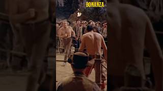 BONANZA Hoss Knocks Down The Duke