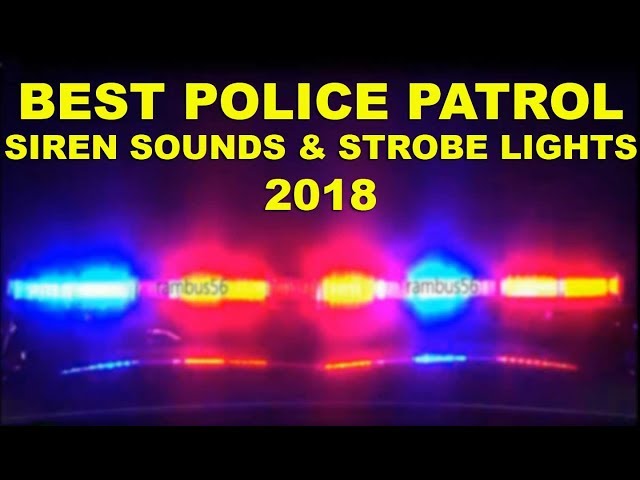 Police Cars, Lights & Siren