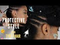 PROTECTIVE STYLE ON TYPE 4 HAIR