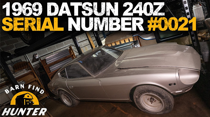 RARE: Datsun 240Z #00021 Sits Untouched & All Iriginal in a Dusty Warehouse | Barn Find Hunter