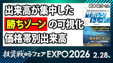 出来高が集中した「勝ちゾーン」の可視化　価格帯別出来高／岩本祐介さん【キラメキの発想 12月22日】