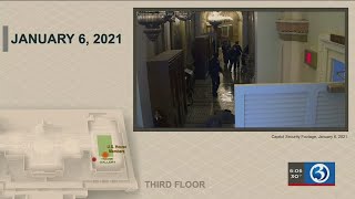 Video: House managers air new violent Capitol security footage in their case against Trump