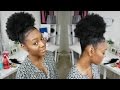 Sleek High Puff  Tutorial | NATURAL HAIR