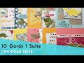 10 Cards 1 Suite | Stampin' Up! Dinoroar Suite | Retiring Products