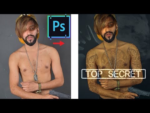 Indoor Photoshop Editing Tutorial Which is not Available on Youtube Before Urdu Hindi