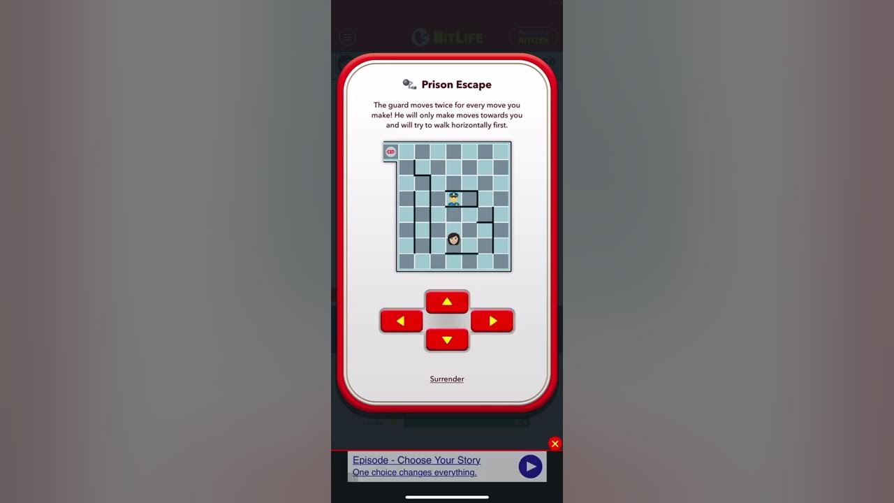 How to escape maximum prison in BitLife 