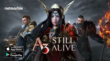 GLOBAL LAUNCH..!! A3: STILL ALIVE Gameplay Android/iOS Mobile MMORPG