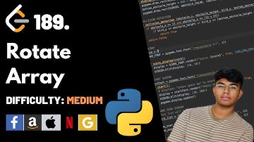 Rotate Array | Leet code 189 | Theory explained + Python code