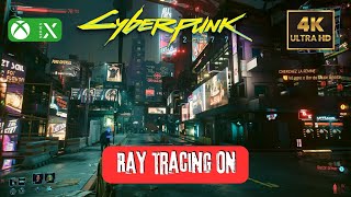 Cyberpunk 2077 [Xbox Series X] |  Ray Tracing Ativado no Patch 1.61 | Gameplay em 4K
