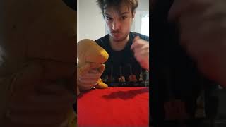 Magic with... Trevor the Dinosaur!! #shorts #dinosaur #puppet #coinmagic  #magic #eating #eltonjohn