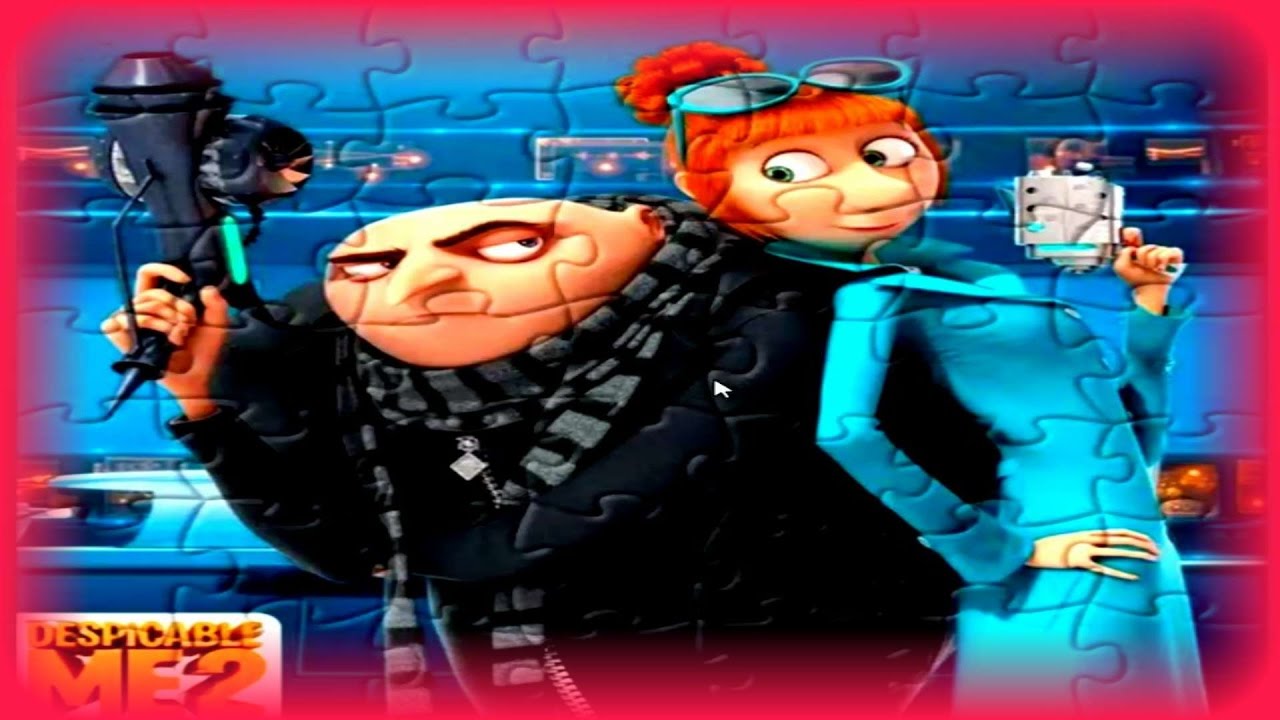 Despicable Me 2 Gru And Lucy Weapons Freeze Ray Kids Learn Play Toy Puzzle Games Youtube