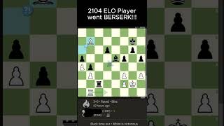 A 2100 ELO Player went Berserk on me??? LUCKY WIN!!! LOL #chess