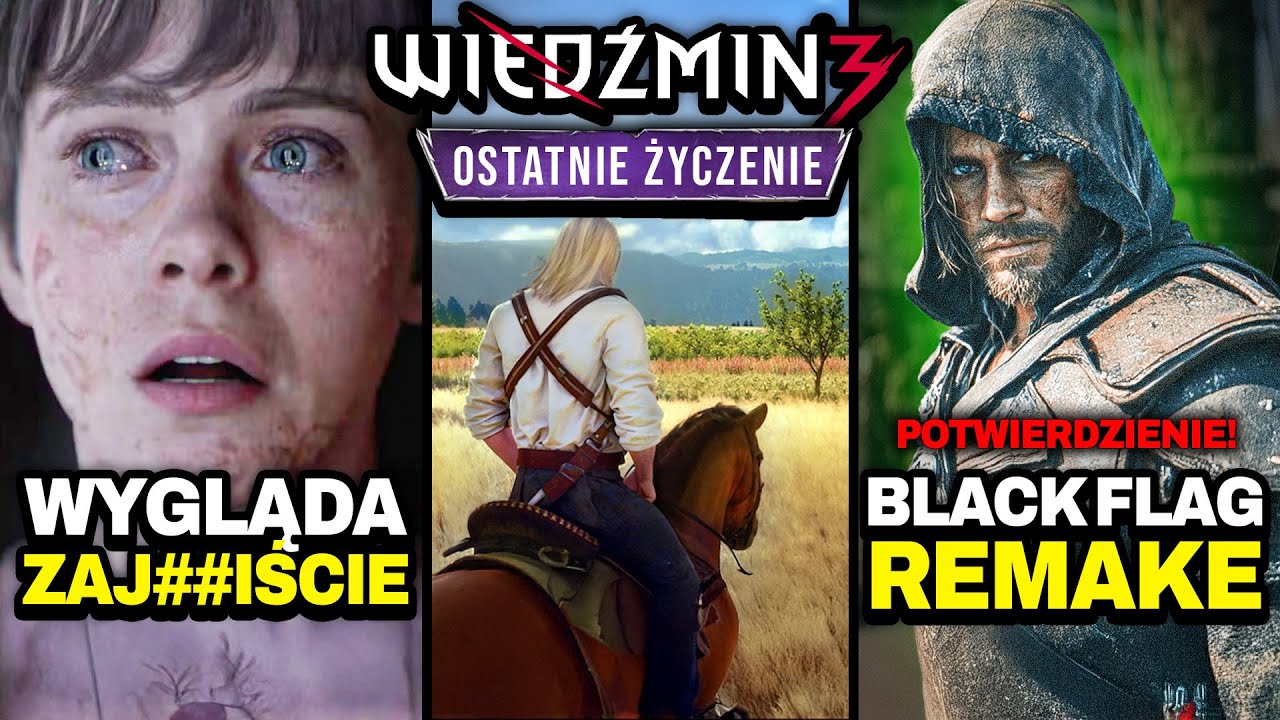 Adaptacja KSIĄŻEK w Wiedźminie 3 WYGLĄDA CORAZ LEPIEJ — Ten HORROR Będzie Rewolucja? — AC Black Flag